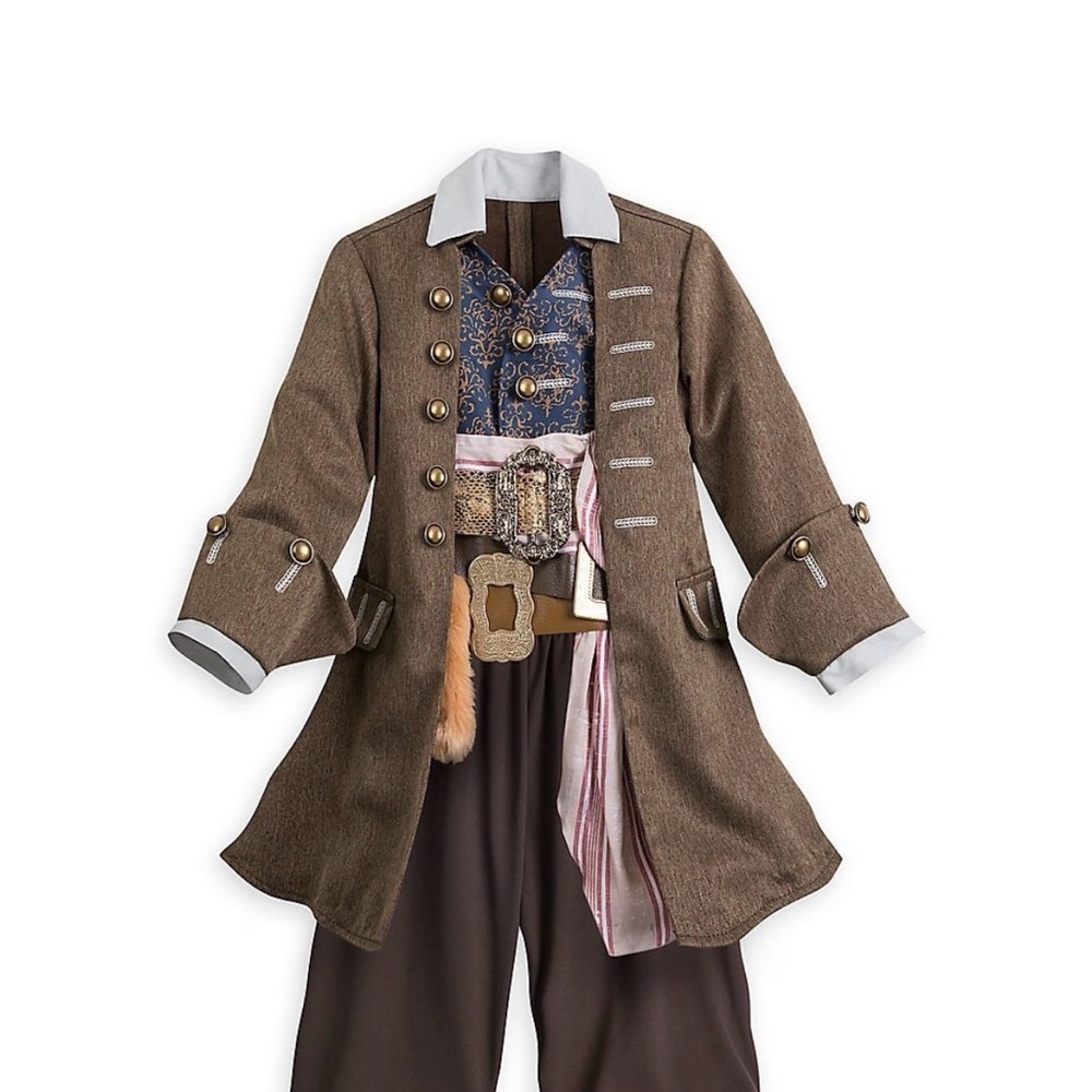 Disney Jack Sparrow Pirate Jacket Costume for Kids (sz 4)